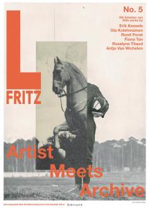 Die fünfte Ausgabe von L. Fritz beschäftigt sich mit dem Projekt "Artist Meets Archive": Die sechs Künstler Erik Kessels, Ola Kolehmainen, Ronit Porat, Fiona Tan, Roselyne Titaud und Antje Van Wichelen haben sich intensiv mit den Archiven und Sammlungen des Museums für Angewandte Kunst Köln, dem Rheinischen Bildarchiv, dem Kölnischen Stadtmuseum, dem Museum Ludwig, der Photographischen Sammlung/SK Stiftung Kultur sowie im Rautenstrauch-Joest-Museum beschäftigt und aus diesem Fundus eigenständige künstlerische Positionen entwickelt. Diese Ergebnisse waren während des Photoszene-Festivals 2019 vom 3. bis 12. Mai in den Häusern ausgestellt.